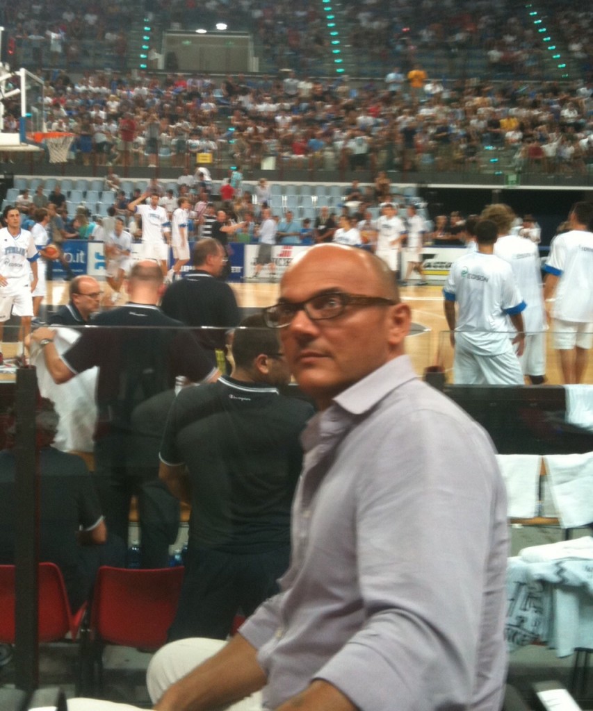 Il presidente del bellaria Basket, Paolo Borghesi